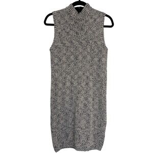 Forever 21 100% Cotton Knit Sweater Dress‎ Mock Neck Small